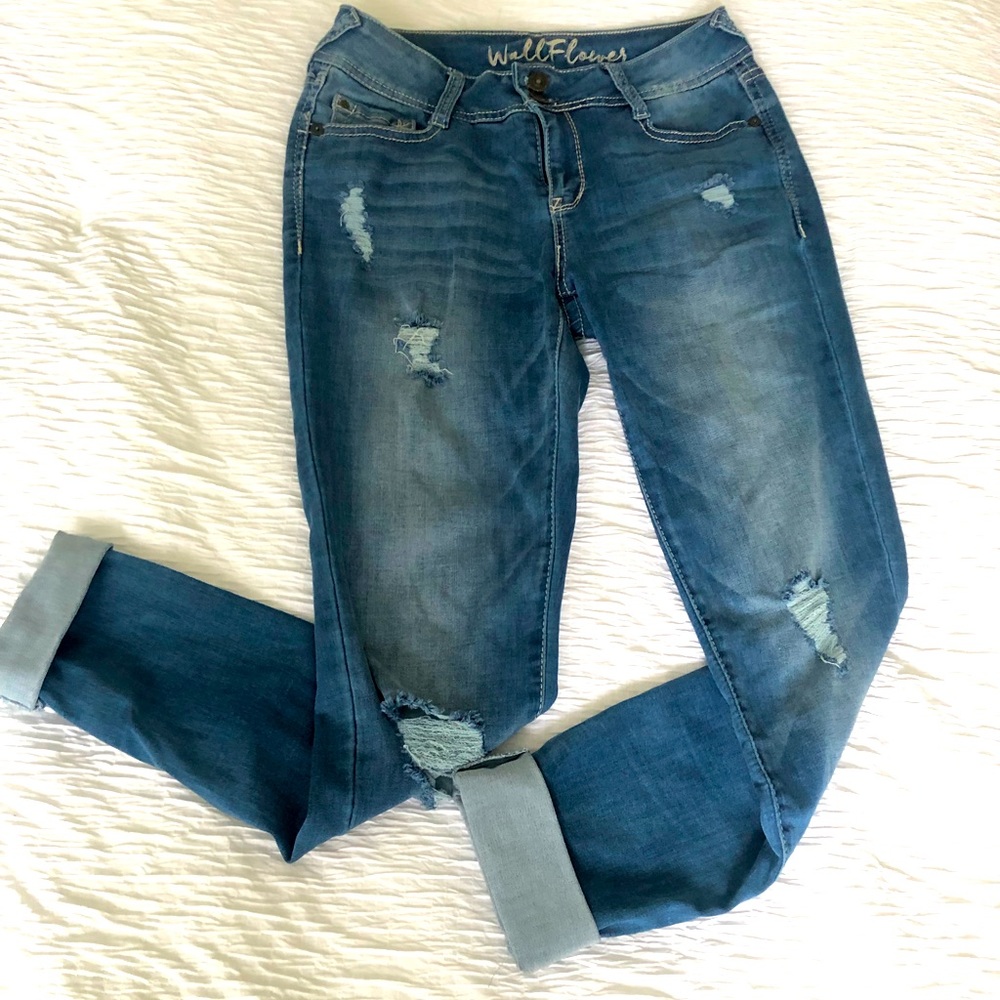 Distressed Skiny Jeans